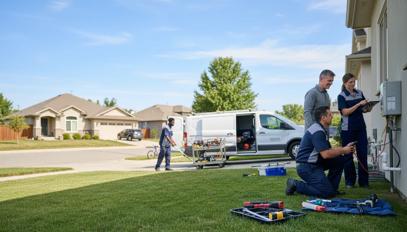 Tankless water heater service in Desdemona, TX